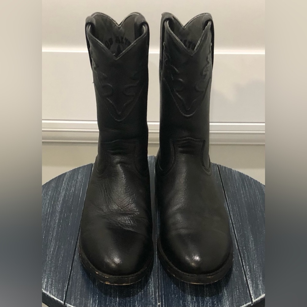 Los Altos Elk Leather Roper Boots